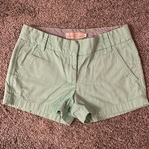 Mint green J.Crew shorts